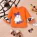 【18M-6Y】2-piece Girls Halloween Printed T-shirt And Pants Set - 34214