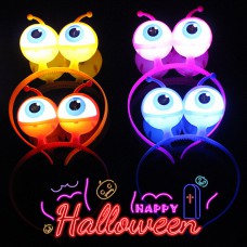 Kids Halloween LED Luminous Eyes Hair Band