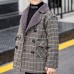 【18M-12Y】Boys Casual Thick Fleece Plaid Jacket