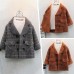 【18M-12Y】Boys Casual Thick Fleece Plaid Jacket