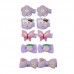 10-Piece Girls Cute Unicorn And Butterfly And Cartoon Pattern Hair Clip Set