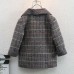 【18M-12Y】Boys Casual Thick Fleece Plaid Jacket