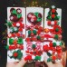 10-piece Girl Christmas Red Hair Clips