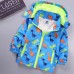 【2Y-6Y】Boy Casual Cartoon Dinosaur Print Hooded Jacket