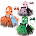【12M-9Y】2-piece Girl Cute Halloween Layered Tulle Dress Set
