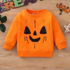 【12M-5Y】Unisex Cute Halloween Print Sweatshirt