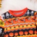 【12M-5Y】Unisex Cute Halloween Print T-shirt And Pants Set