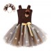 【2Y-9Y】2-piece Girl LED Halloween Cosplay Fawn Glow Dress