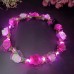 Girl Floral Colorful LED Light Up Wreath