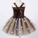 【2Y-9Y】2-piece Girl LED Halloween Cosplay Fawn Glow Dress