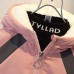 【18M-8Y】Girl Casual Velvet Keep Warm Letter Print Colorblock Hooded Jacket