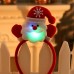 Kids Christmas Santa Claus Snowman Deer Bear Party Glowing Headband