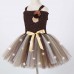 【2Y-9Y】2-piece Girl LED Halloween Cosplay Fawn Glow Dress