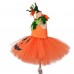 【12M-9Y】3-piece Girl Cute Halloween Layered Tulle Dress Set