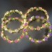 Girl Floral Colorful LED Light Up Wreath