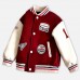 【2Y-12Y】Unisex Cool Retro Letter Embroidered Keep Warm Baseball Jacket