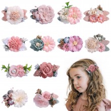 Girls Sweet Simulation Flower Pearl Hairpin