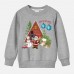 【12M-9Y】Unisex Kids Cotton Stain Resistant Christmas Print Long Sleeve Sweatshirt