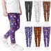 【3Y-11Y】Girls Multicolor Halloween Print Leggings