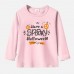 【12M-9Y】Unisex Kids Cotton Stain Resistant Halloween Print Long Sleeve Tee