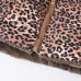 【18M-6Y】Girls Thick Heart Leopard Print Reversible Hooded Fleece Coat