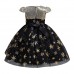 【2Y-11Y】2-piece Girls Multicolor Halloween Print Princess Dress With Hat - 33249