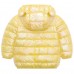 【12M-5Y】Kids Casual Solid Color Thickened Quilted Hooded Jacket