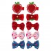 10-Piece Girls Cute Flower And Fruit And Cartoon Pattern Hair Clip Set