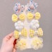 10-Piece Girls Sweet Flower And Bow Hairpin Set