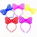 Girl Cute LED Luminous Bow Hair Band (Random Color)