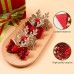 4-Piece Girls Christmas Moose Shape Sequin Bow Hair Clip Set