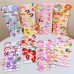 15-Piece Girls Cute Flowers And Cartoon Pattern Hair Accessories Set