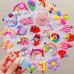 15-Piece Girls Cute Flowers And Cartoon Pattern Hair Accessories Set