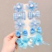 10-Piece Girls Sweet Flower And Bow Hairpin Set