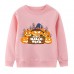 【2Y-9Y】Kids Luminous Halloween Pumpkin Print Round Neck Long Sleeve Sweatshirt