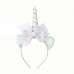 Girls Sweet Sequin Bow Unicorn Headband