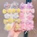 10-Piece Girls Sweet Flower And Bow Hairpin Set