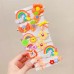 15-Piece Girls Cute Flowers And Cartoon Pattern Hair Accessories Set