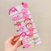 15-Piece Girls Cute Flowers And Cartoon Pattern Hair Accessories Set