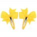 2-pieces Girls Multi-Color BowKnot Not Hurt Hair Bangs Barrette