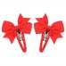 2-pieces Girls Multi-Color BowKnot Not Hurt Hair Bangs Barrette