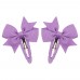 2-pieces Girls Multi-Color BowKnot Not Hurt Hair Bangs Barrette