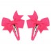 2-pieces Girls Multi-Color BowKnot Not Hurt Hair Bangs Barrette