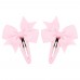 2-pieces Girls Multi-Color BowKnot Not Hurt Hair Bangs Barrette