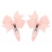 2-pieces Girls Multi-Color BowKnot Not Hurt Hair Bangs Barrette