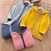 【2Y-10Y】Unisex Kids Multicolor Thick Fleece Hooded Jacket