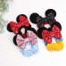 Girls Multicolor Velvet Bow Hair Accessories